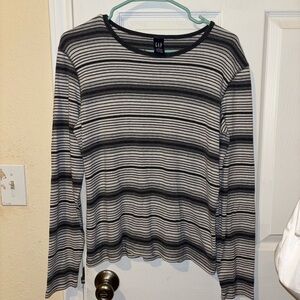 Vintage 1999 GAP Striped Long Sleeve Top